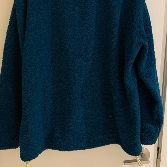 Acne Studios Faraz Teal Pullover Shirt Jacket - Picture 5 of 5